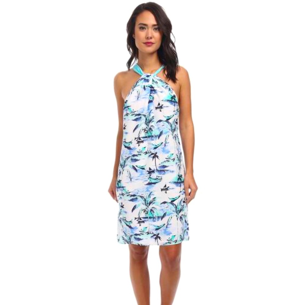 Tommy Bahama Silk Halter Dress
